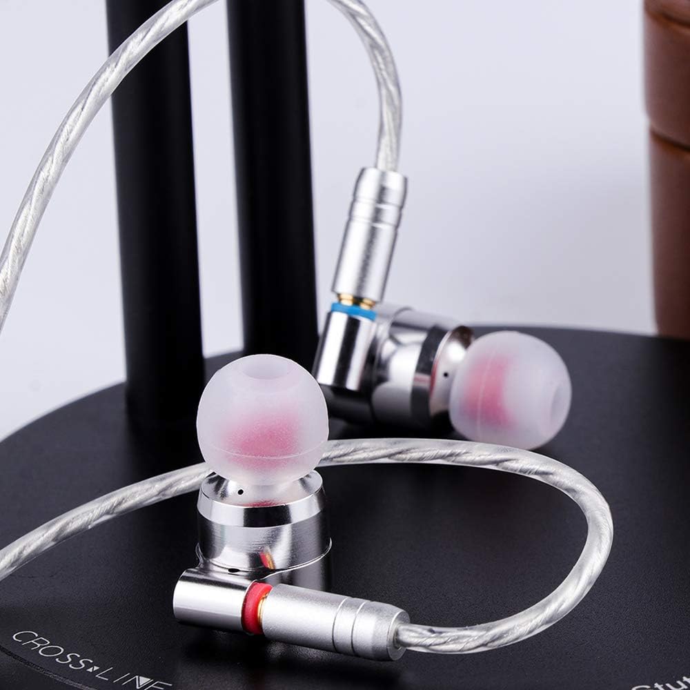 TIN HiFi T4 10mm Carbon Nanotube Dynamic Driver in-Ear Monitor Earphones with Silver-Plated MMCX Cable U373