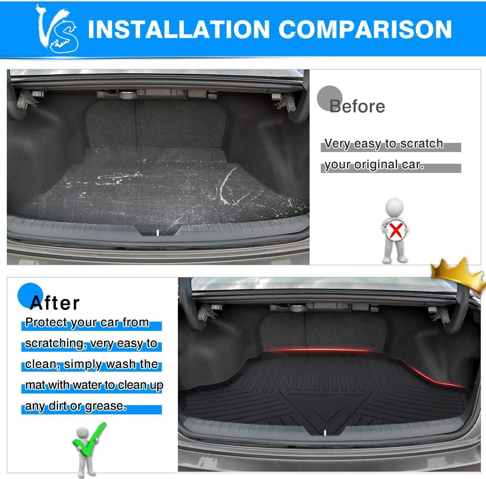 Black Cargo Liner Trunk Mat P220
