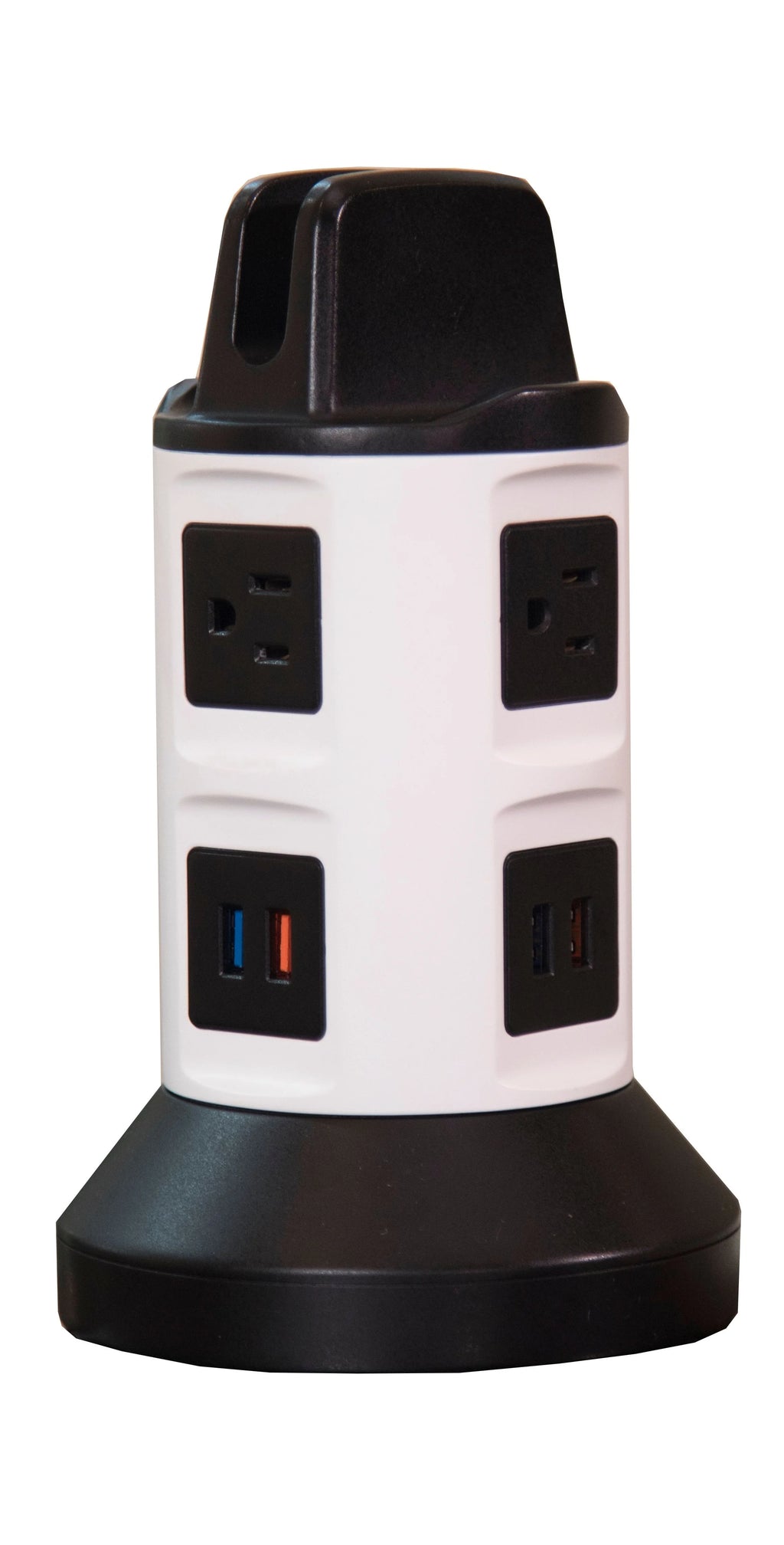 Smart Charging Station with USB Ports and Retractable Cord B585