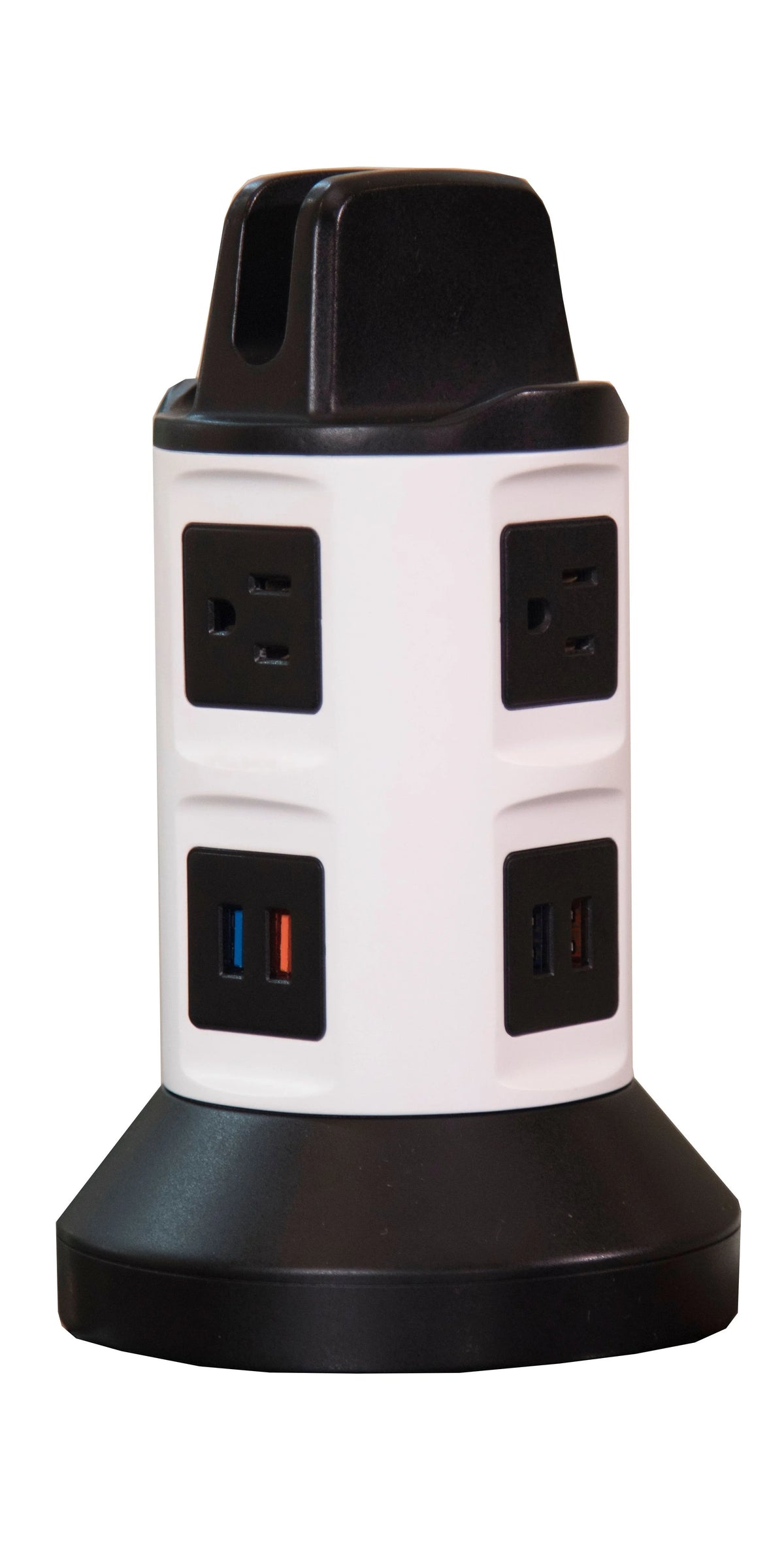 Smart Charging Station with USB Ports and Retractable Cord B585