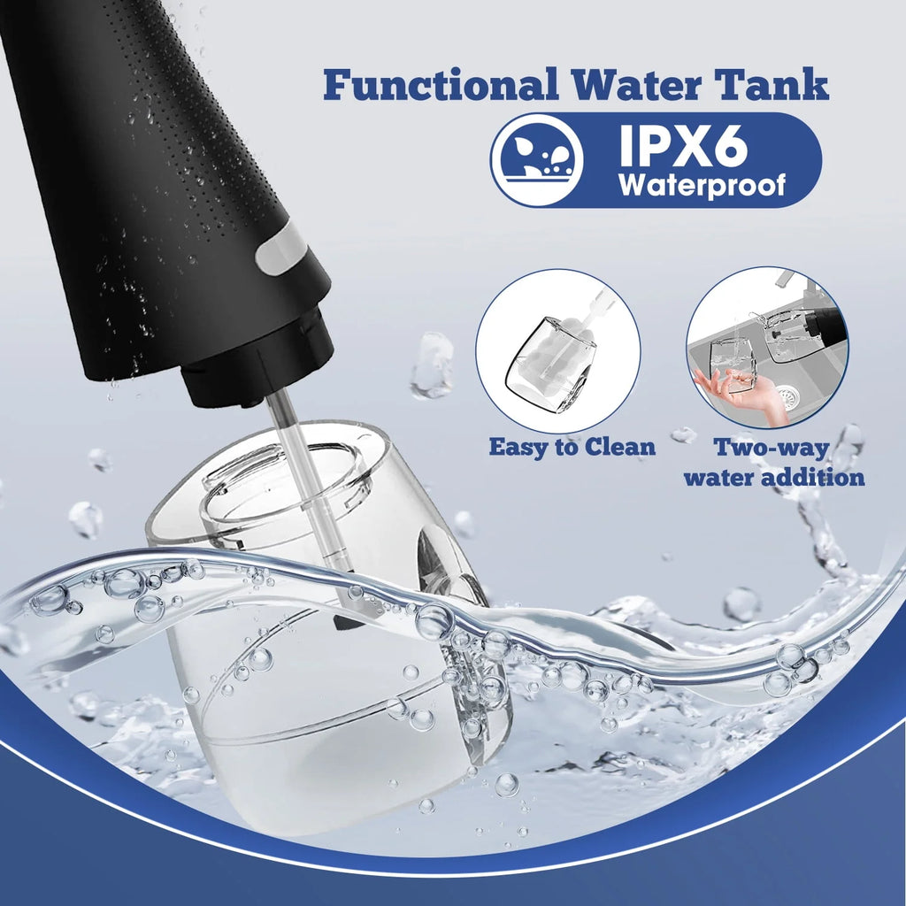 Cordless Water Flosser 3 Modes 5 Tips IPX6 Waterproof H573663