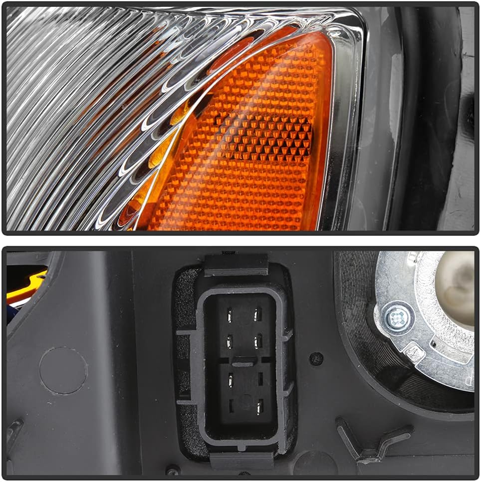 00-05 Cadillac Deville Headlights Headlamps Driver Passenger Side F2338