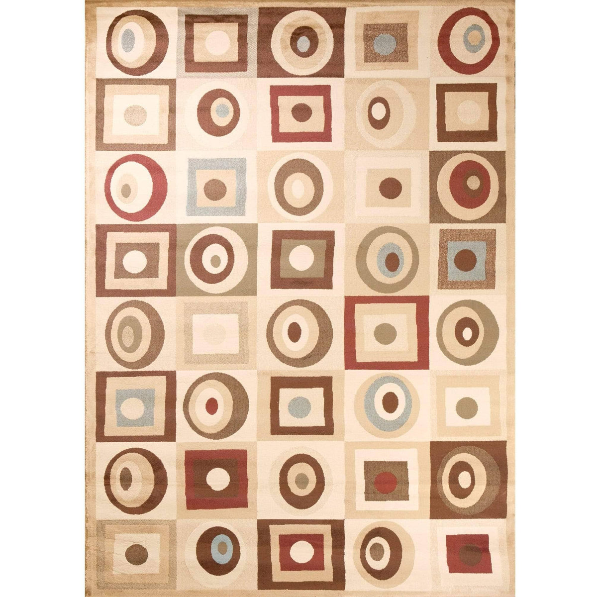 Soho Round Squares Tone u0026 Tone Rug Q766059
