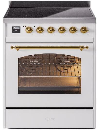 White Induction Range with Electric Oven F279614
