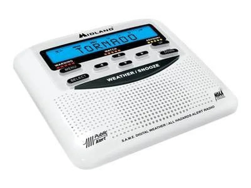 White NOAA Weather Alert Radio U727567