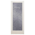 Solid Wood Full Lite Frosted Glass Primed Interior Door Slab L635