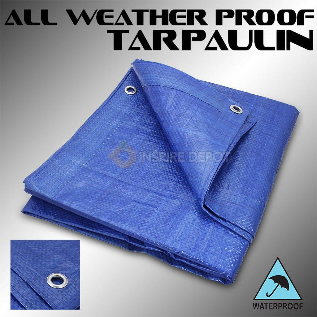 Blue Poly Tarp 10' x 20' Protective Cover Z507071
