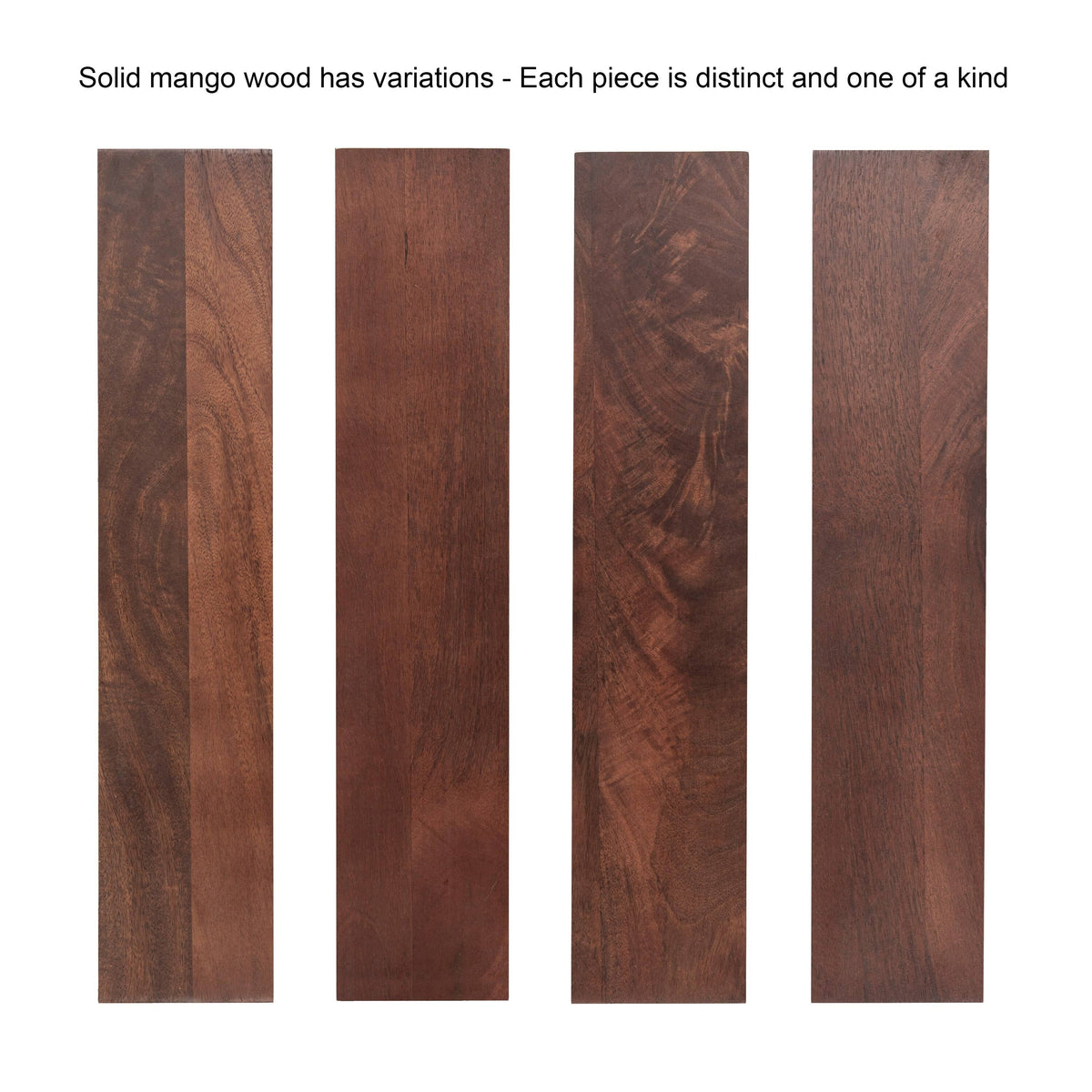 Walnut Brown Wood Side Table K849095