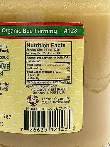 1 Lb Organic Raw Honey A363154