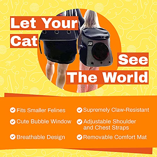 Airline Approved Cat Carrier Backpack with Space Capsule Bubble J79864