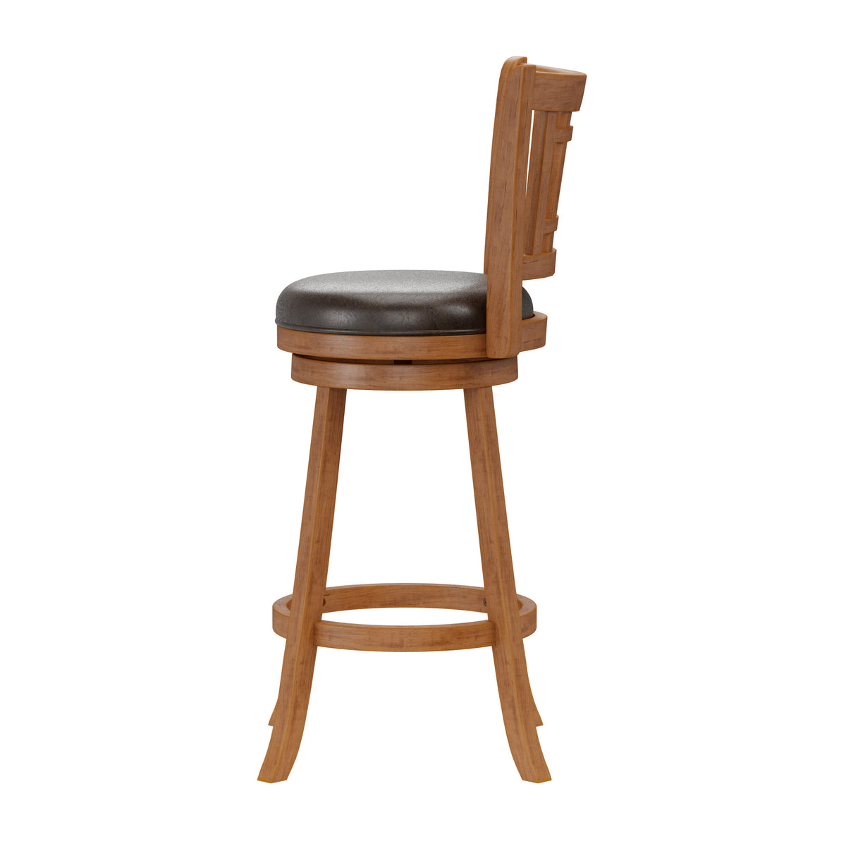 Brown Swivel Bar Stool J2183