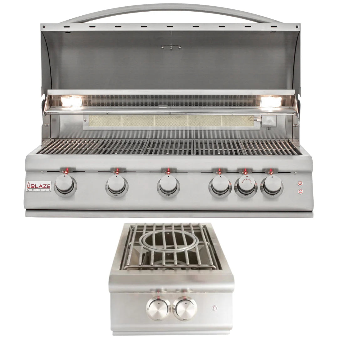 Propane Gas Grill & Side Burner Z514086