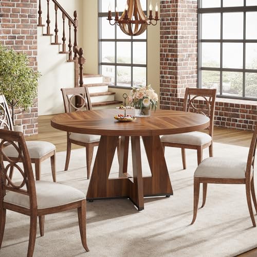 47 Inch Round Wood Dining Table B780