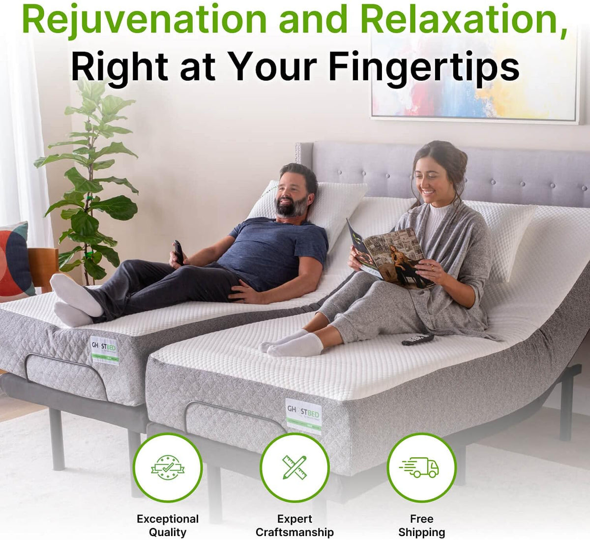 Twin XL Adjustable Bed Frame with Wireless Remote O51254