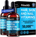 Liquid Collagen Peptides Serum with Biotin and Keratin 2 fl oz Pack of 2 I979