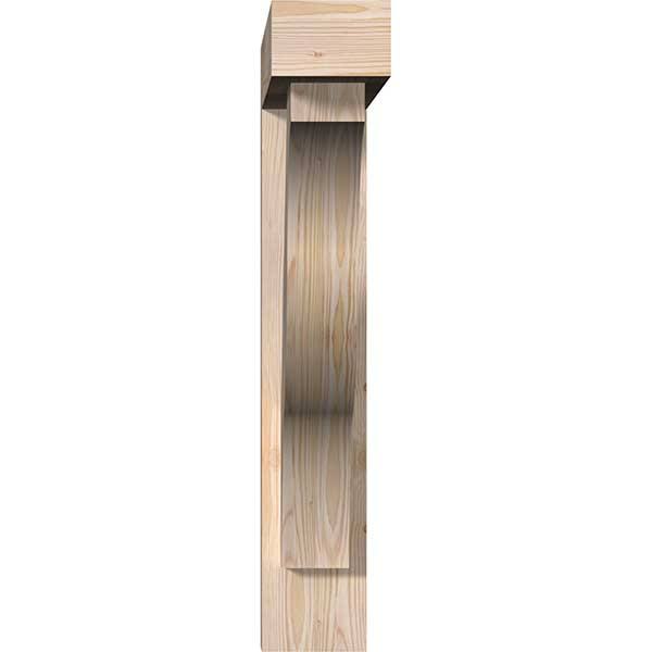 Douglas Fir Smooth Bracket with Offset Brace H49925