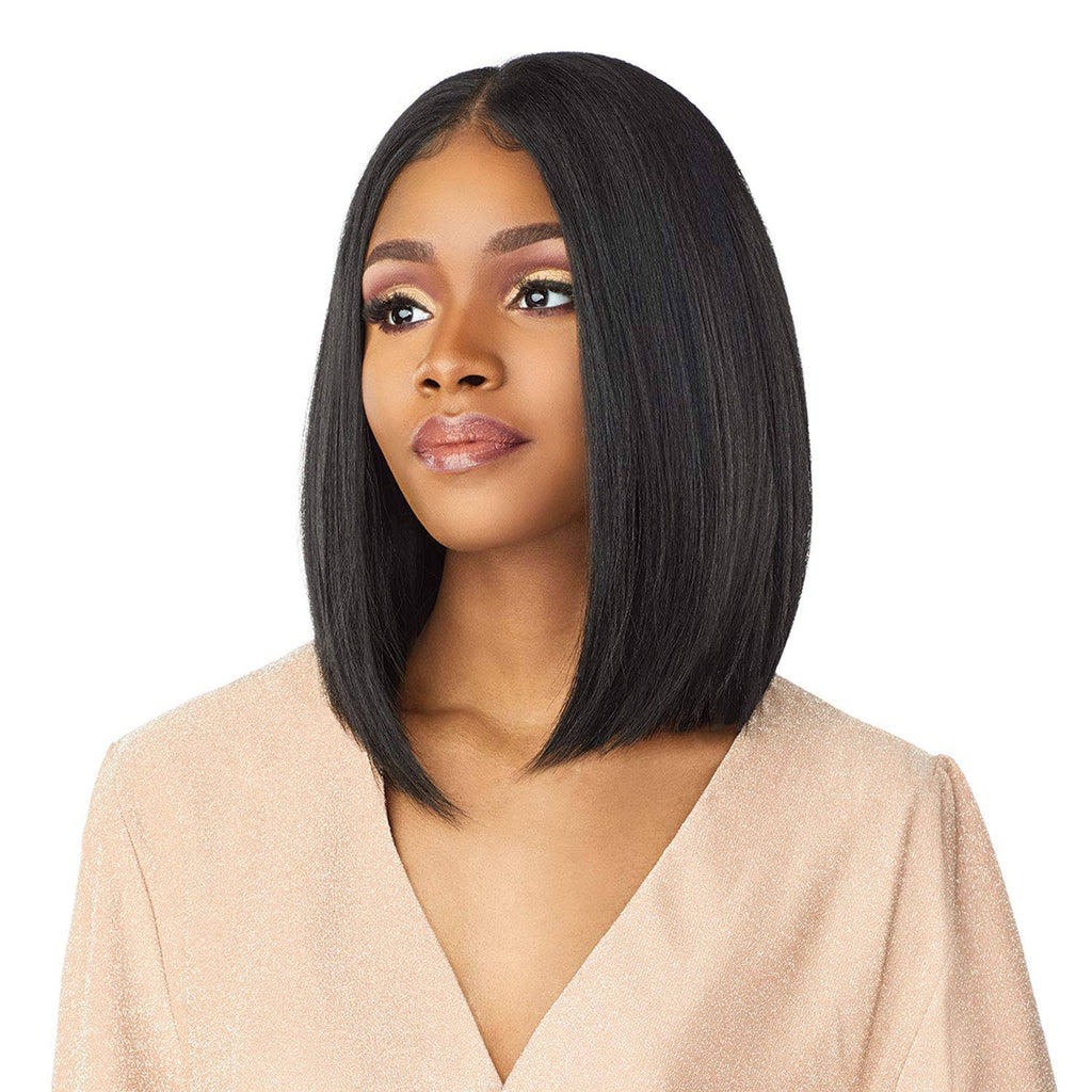 Synthetic Swiss Lace Wig U959756