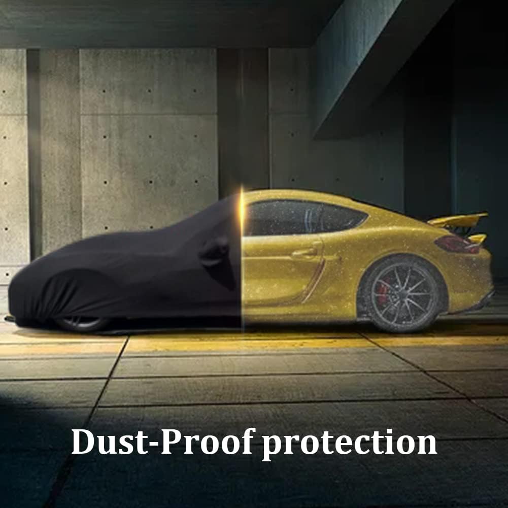 Black Velvet Stretch Indoor Car Cover L984