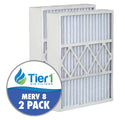 20x25x5 MERV 8 Air Filter 2 Pack R102