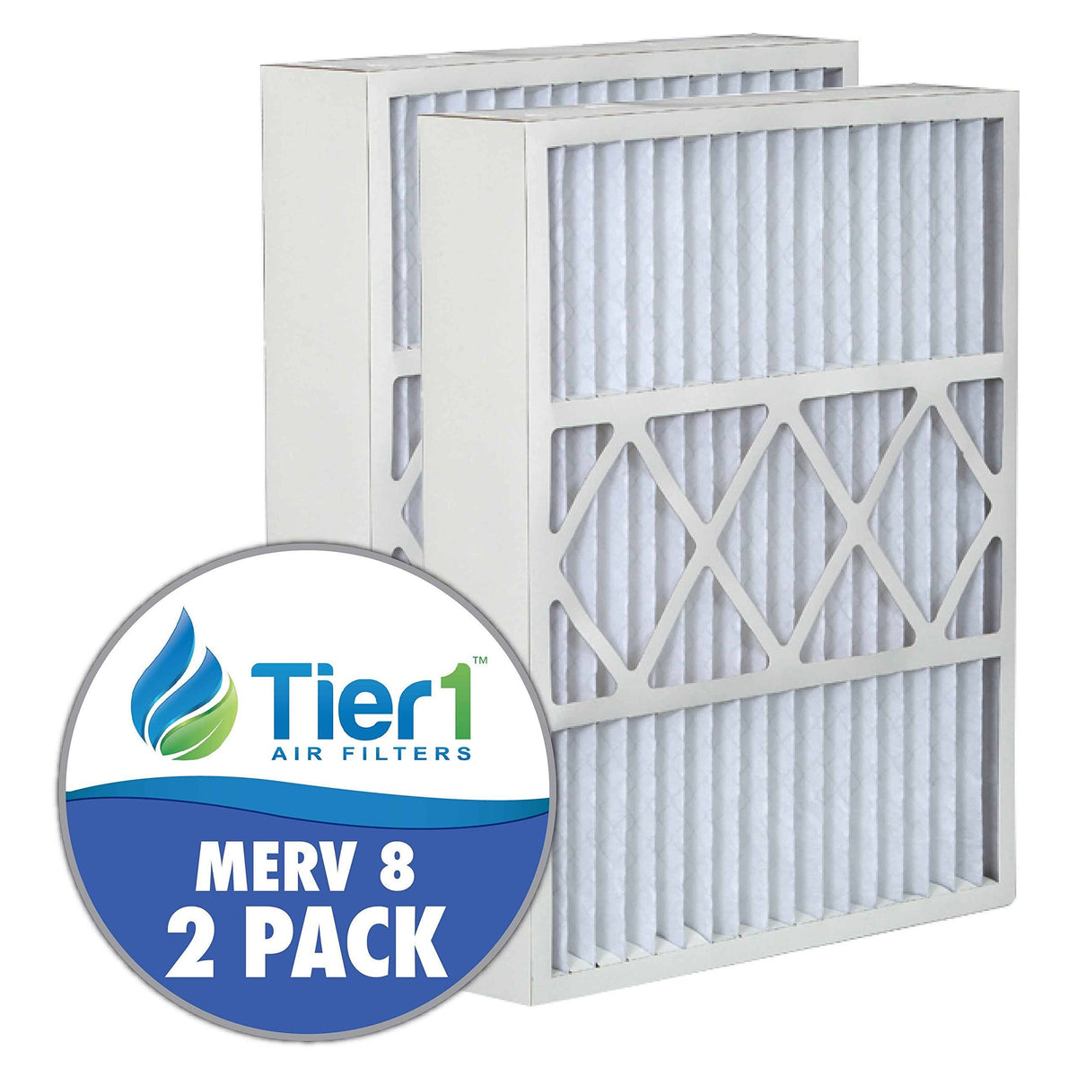 20x25x5 MERV 8 Air Filter 2 Pack R102
