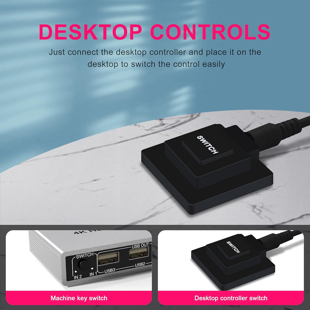 2 Port USB KVM Switch with Audio Output O28119