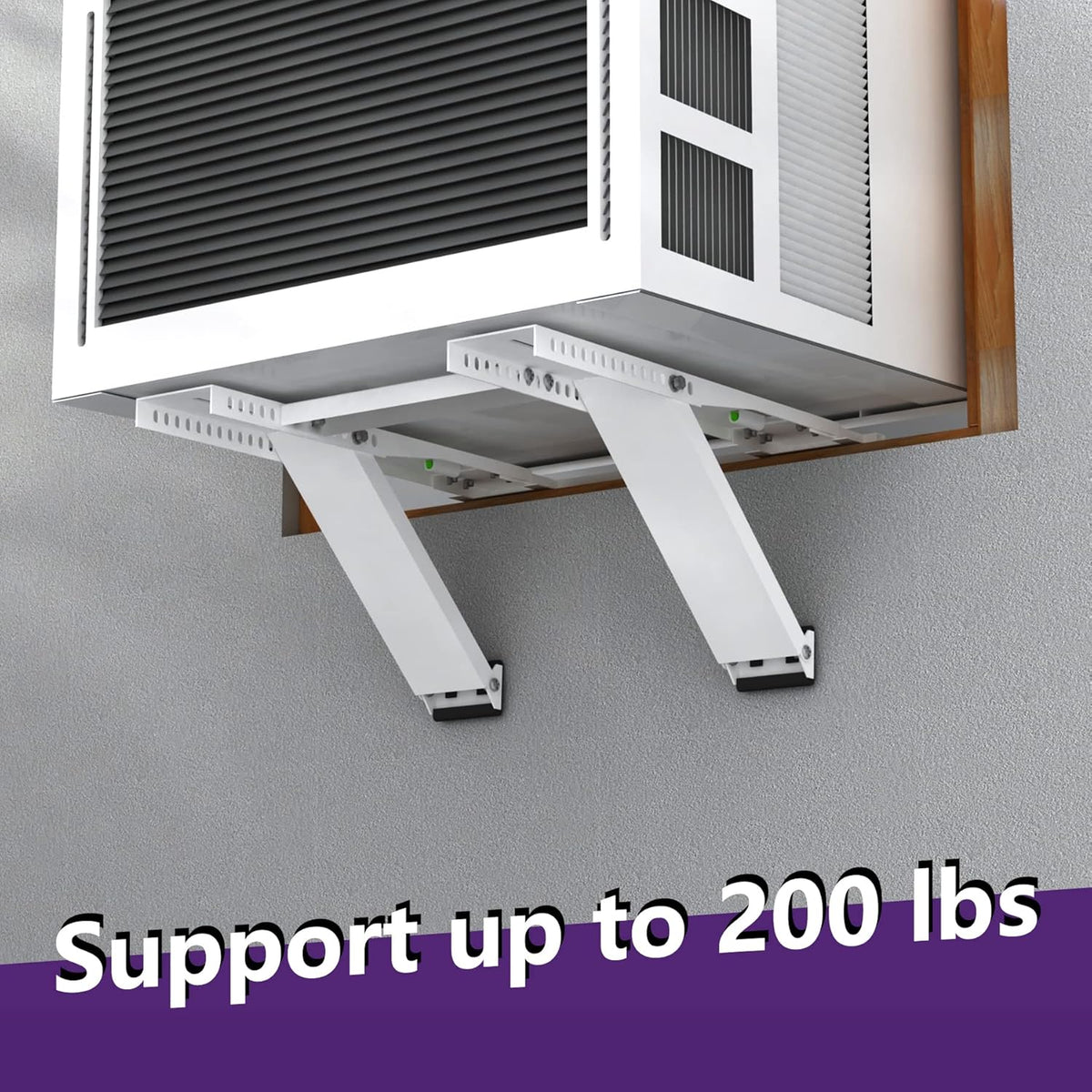 Window Air Conditioner Support Bracket, Heavy Duty Holds Up to 200 lbs Pack of 2 V36159