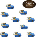 Heavy Duty Blue Polyester Ratchet Straps B491