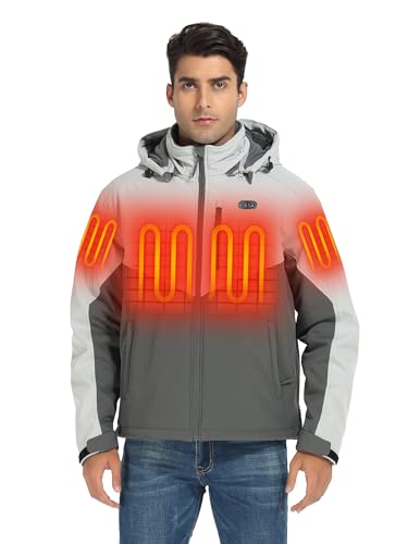 Men's Dual Control Heated Jacket with 5 Heat Zones N99329