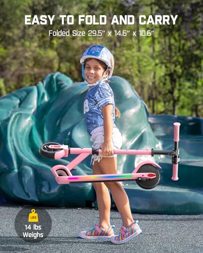 Electric Scooter, Adjustable Handlebar Height, 5 Miles Range, 3 Speed Mode M438180