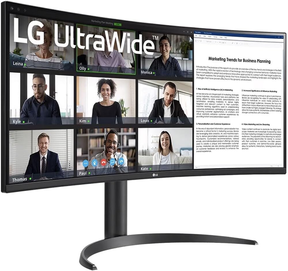 34'' UltraWide QHD Curved Monitor with USB Type-C O417029