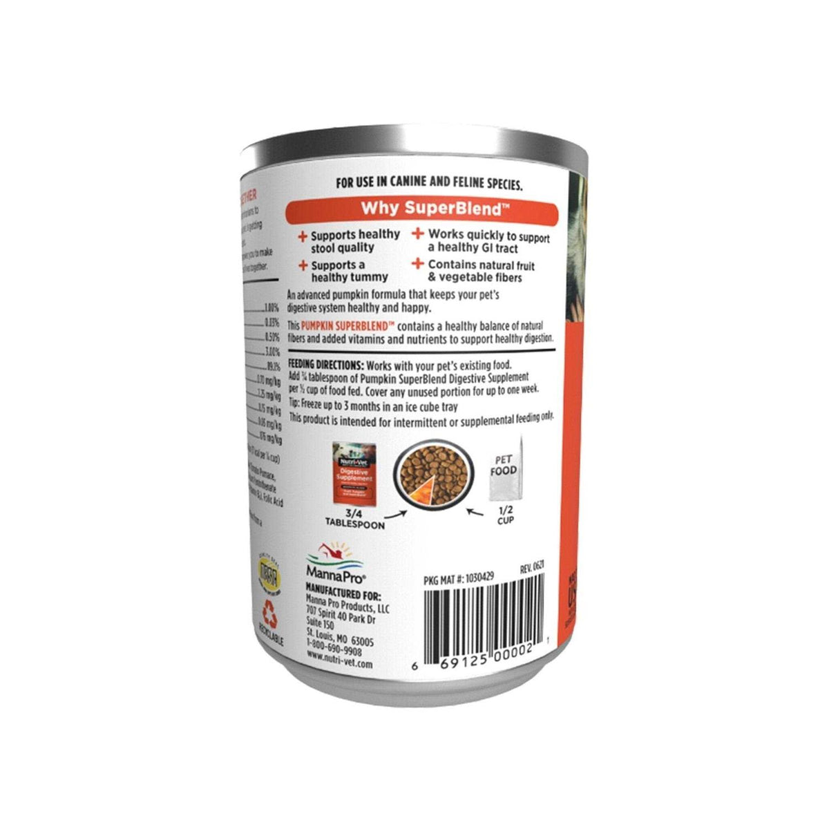Pumpkin Dog Supplement L3244