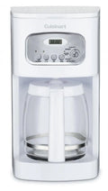White 12 Cup Programmable Coffeemaker E986