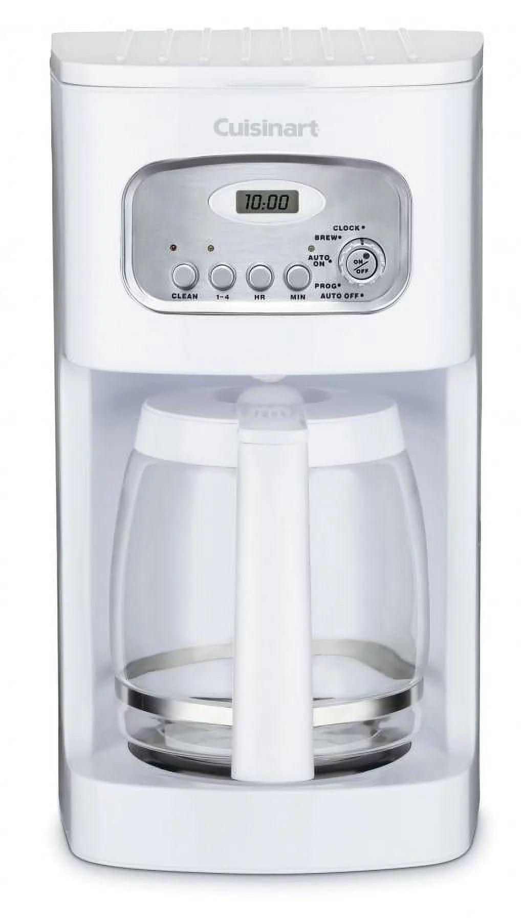 White 12 Cup Programmable Coffeemaker E986