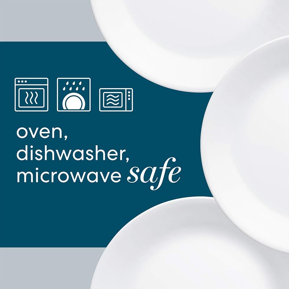 30-Piece White Dinnerware Set J8462