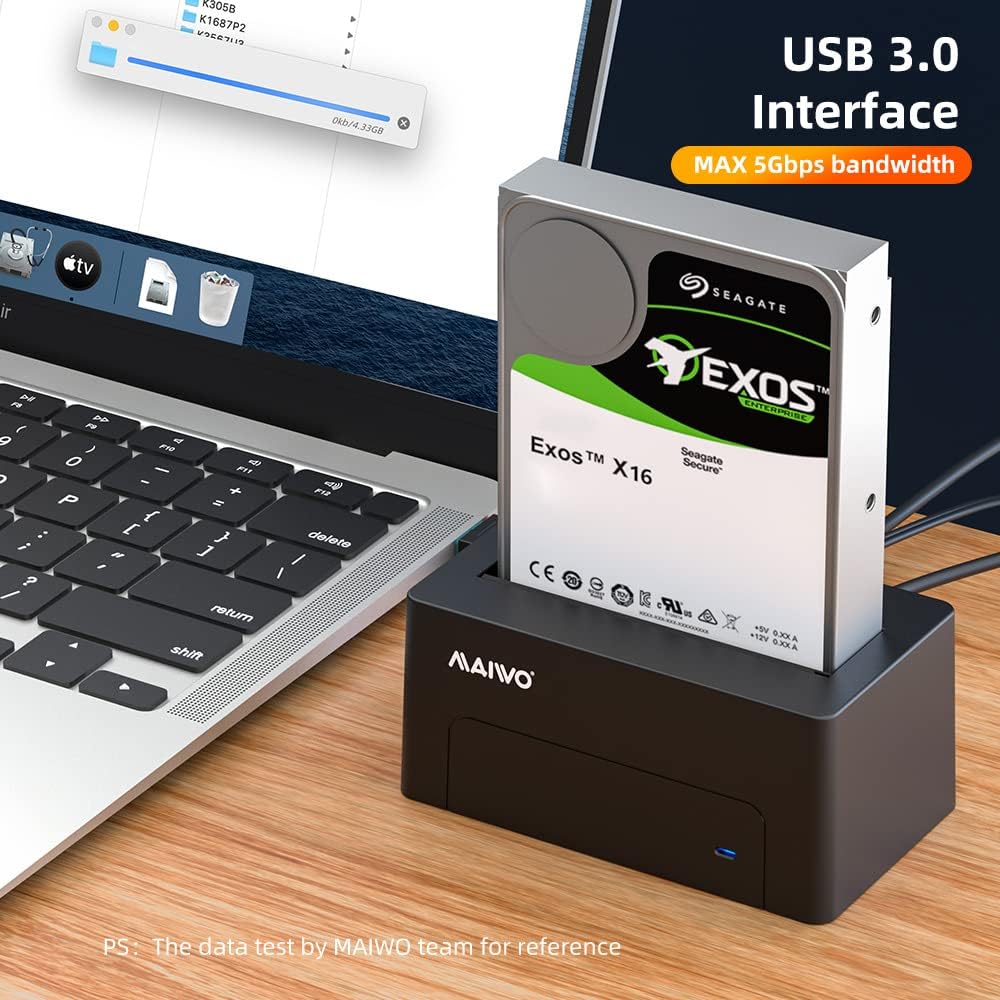 SAS to USB 3.0 Hard Drive Docking Station for 2.5 3.5 inch V459