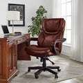 Bonded Leather Big & Tall Executive Chair, Brown A858634