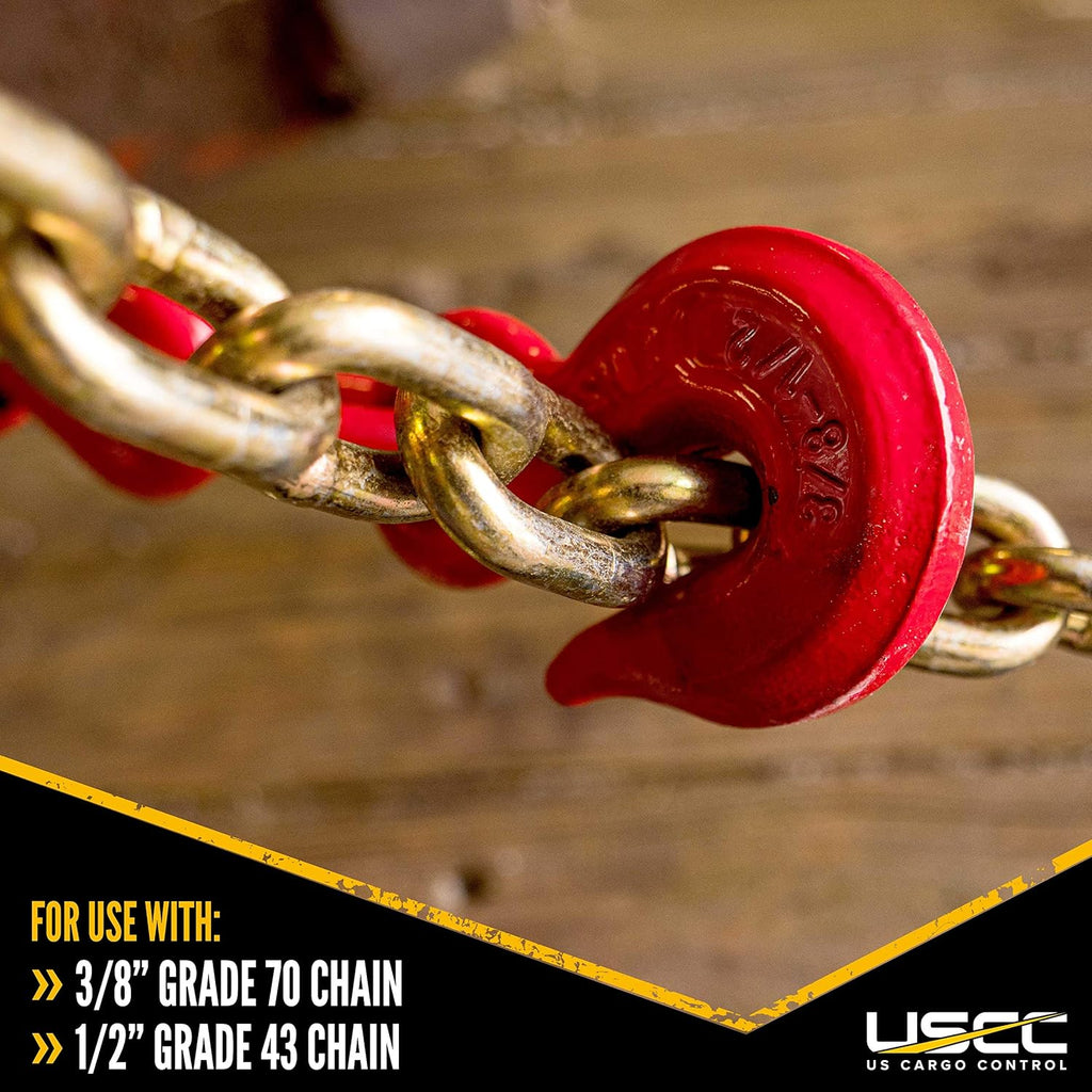 3/8 Inch x 1/2 Inch Lever Chain Binder 4 Pack O987650