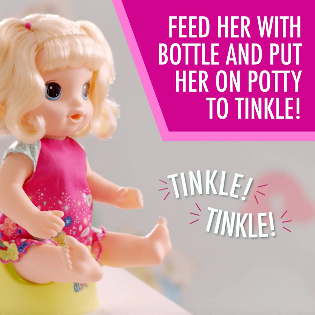 Baby Alive Potty Dance Exclusive Value Pack (Blonde Straight Hair) A299