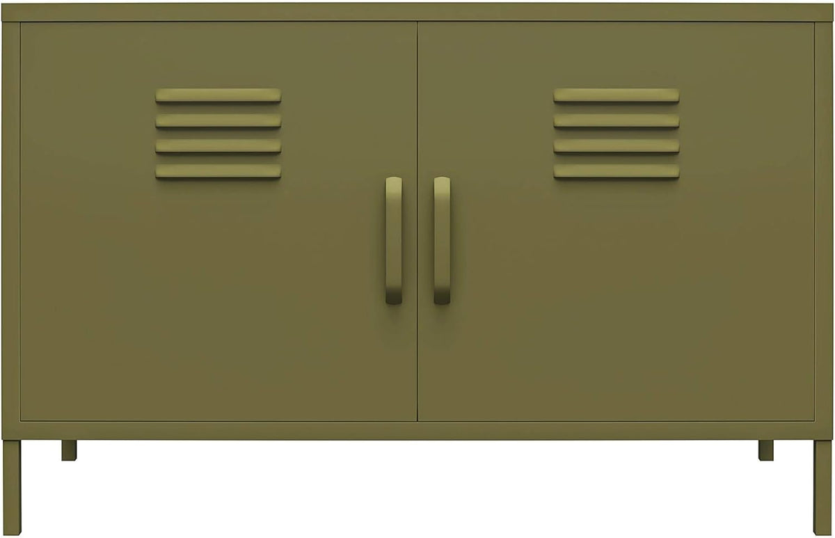 2 Door Metal Accent Cabinet J66618