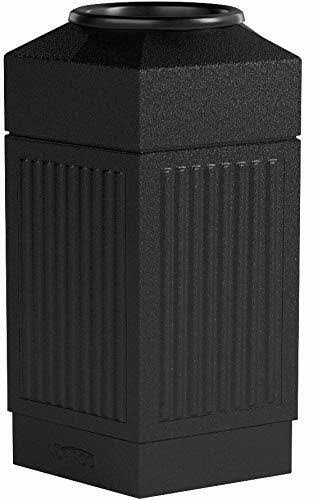 Black 30.1 gal Outdoor Trash Can B680999