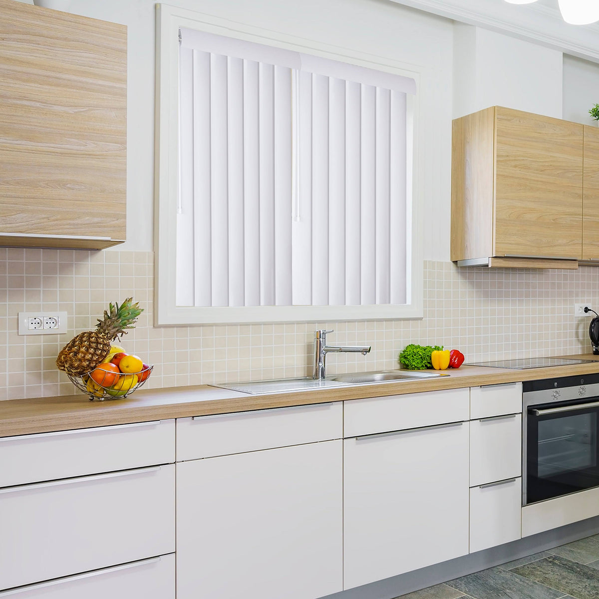 White 43 by 60-Inch Curved Vertical U149033