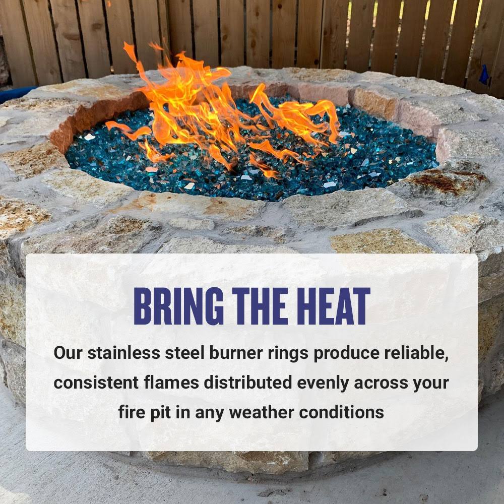 30x22 Stainless Steel Fire Pit Ring Burner S5277
