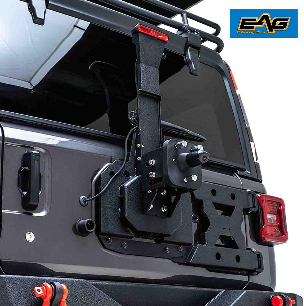 Tire Carrier Kit with 3rd Brake Light Bracket and Back Up Camera Adaptor Z31007