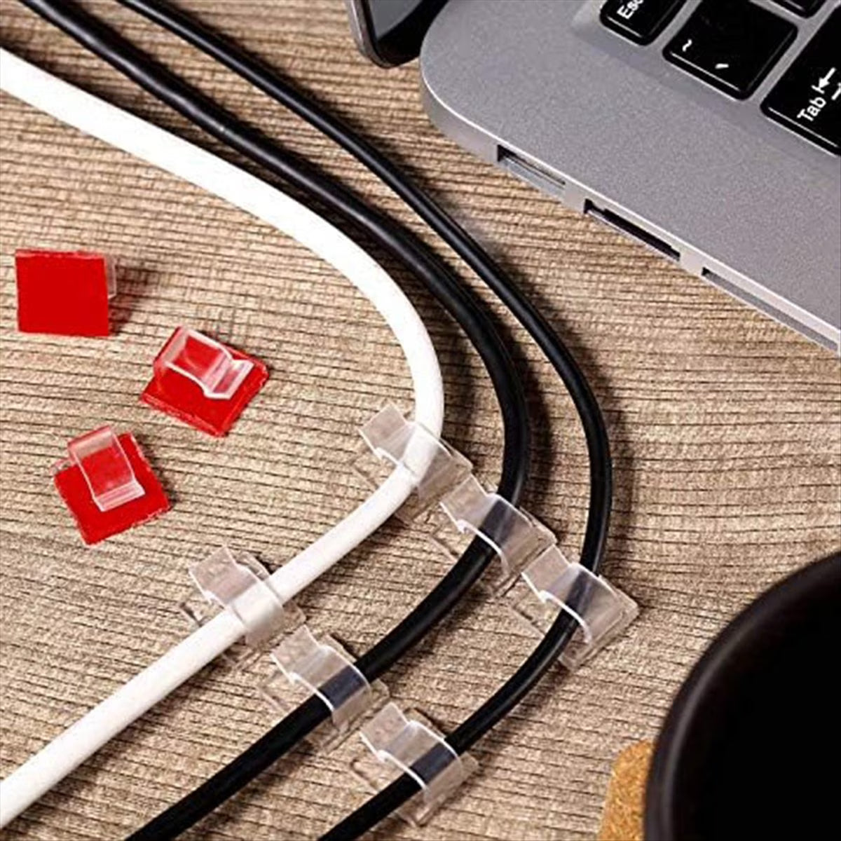 100 Pc Clear Outdoor Light Clips M17807