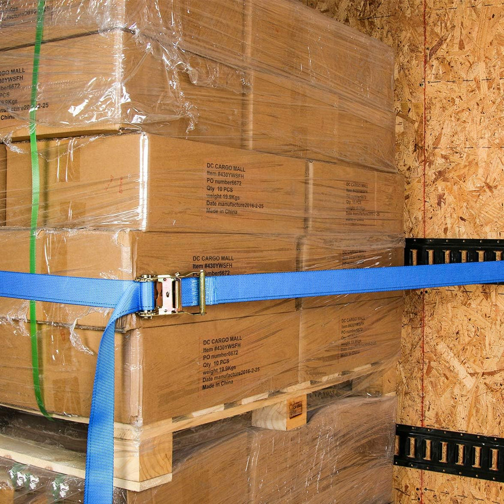 Heavy Duty Blue Polyester Ratchet Straps B491