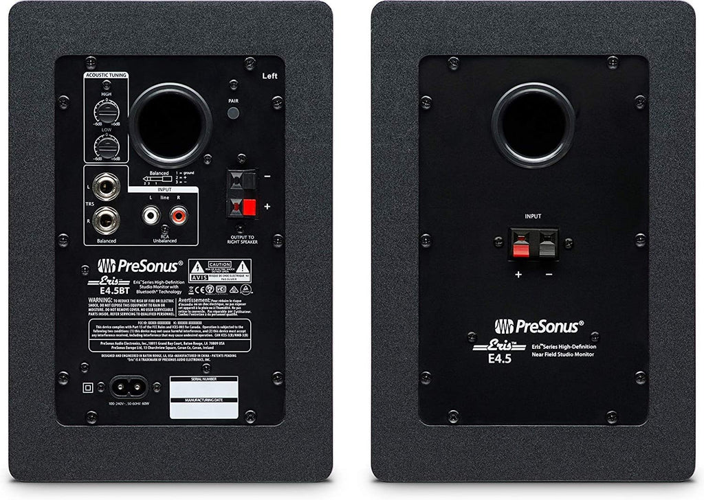 Audio Interface with Studio Monitors and Instrument Cable C323327