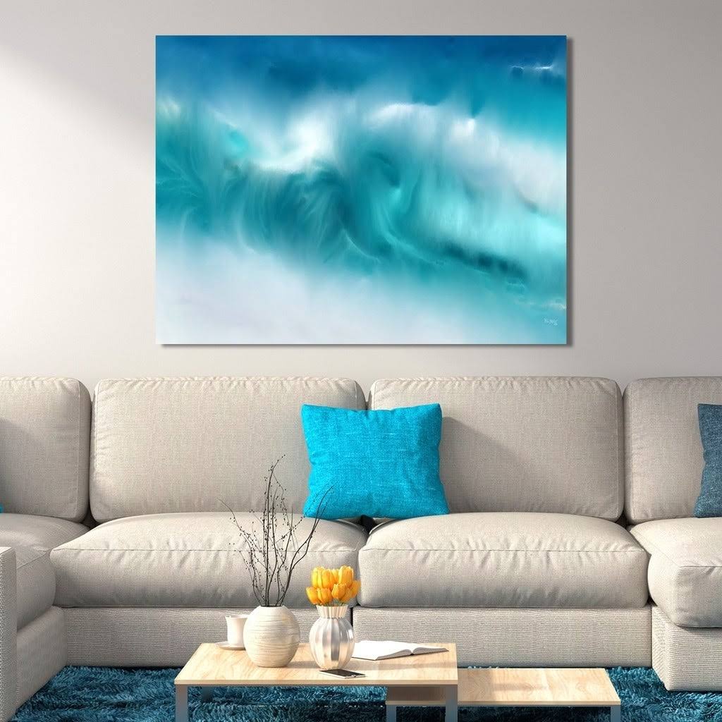 Blue Ocean Giclee Canvas Art 30 x 40 T876