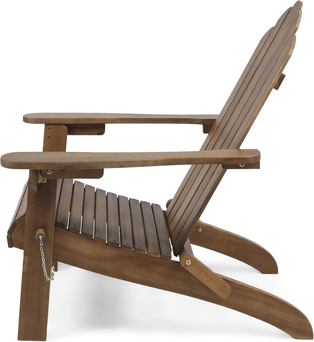 Foldable Acacia Wood Adirondack Chair Y689010