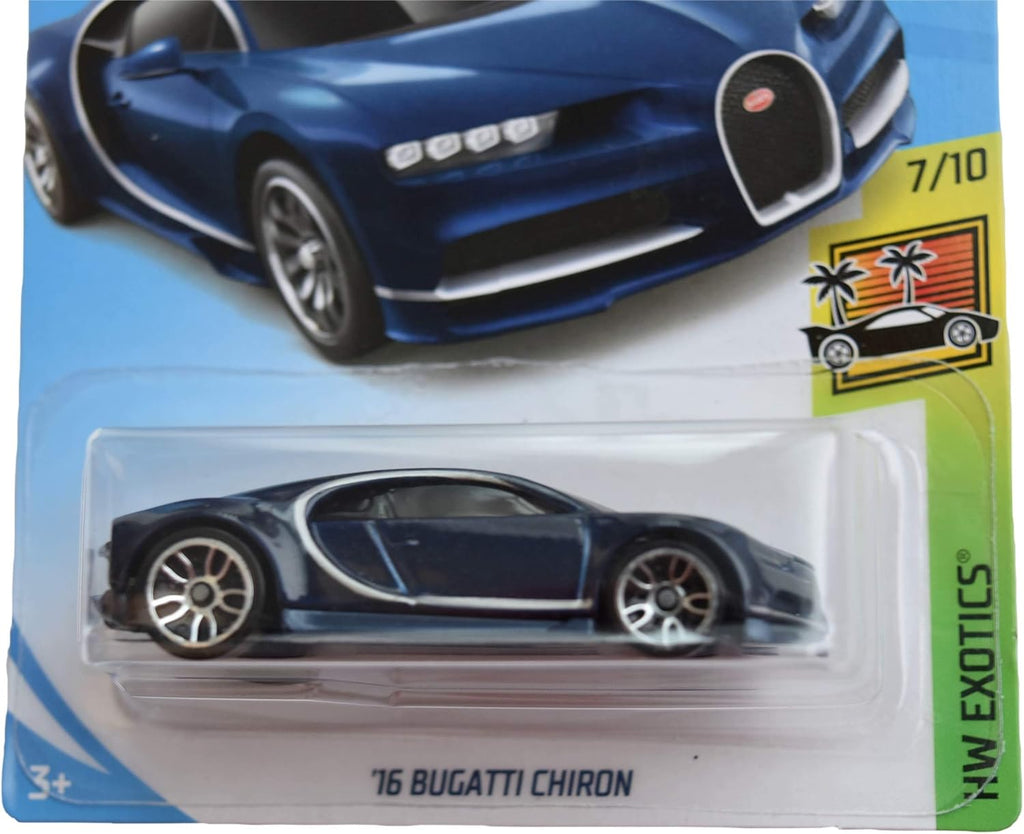 Blue Hot Wheels Bugatti Chiron S718400