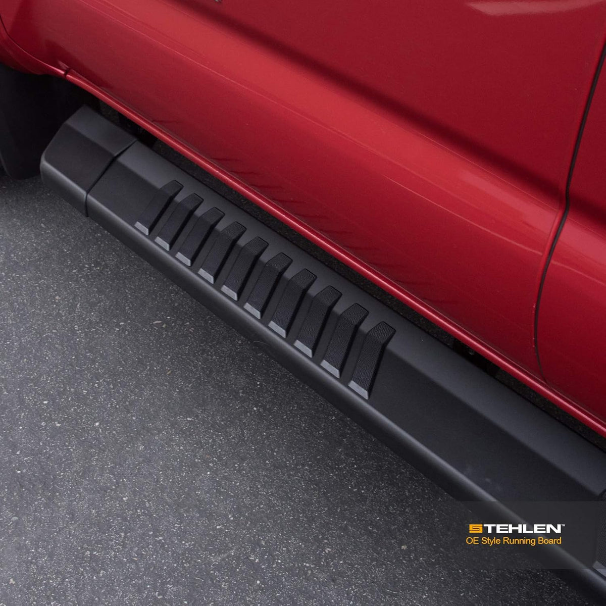 Aluminum Running Boards Matte Black Q165